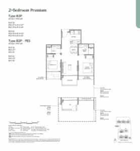 Narra Residences 2 Bedroom Premium Type B2P